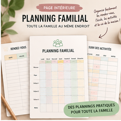 Planning Familial — Toute la famille au même endroit