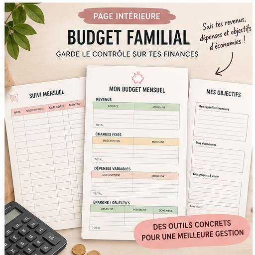 Budget Familial — Mon budget mensuel